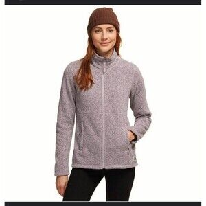 The North Face Women’s Crescent Full Zip Jacket in Ashen Purple Heather Size M